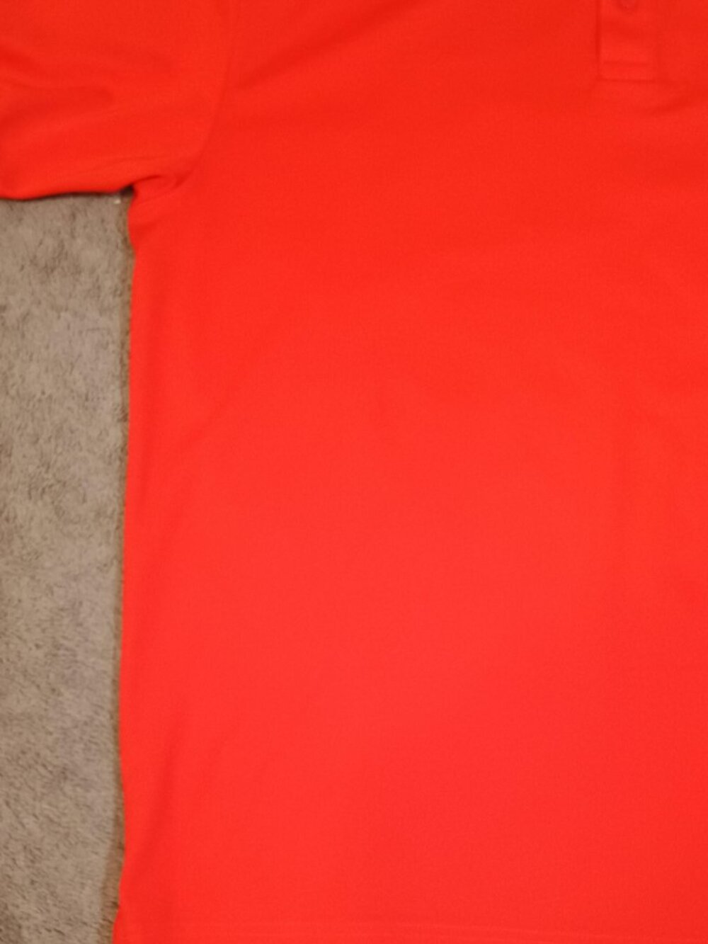 Under Armour/Polo Shirt/Men Large Orange HeatGear Performance Golf Athletic Wear - Picture 3 of 7